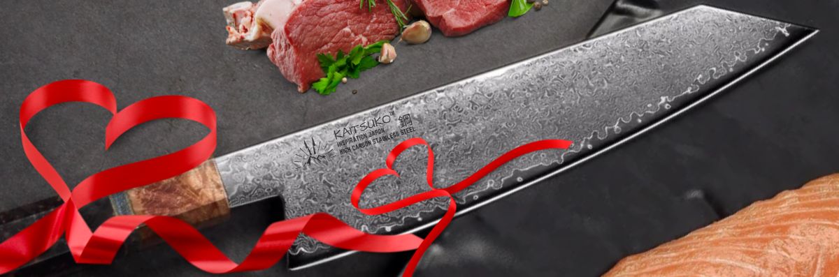 Couteaux de cuisine japonais idée cadeau Saint-Valentin