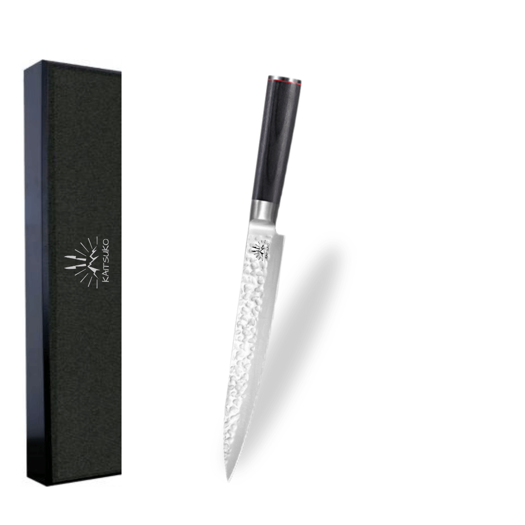 Couteau à trancher Kaitsuko avec manche en pakka