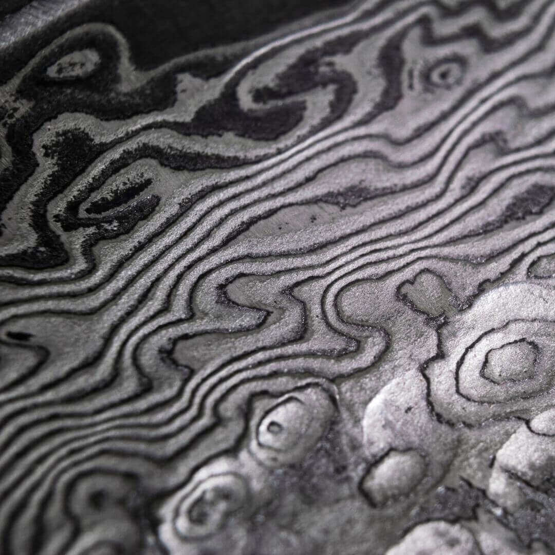 Damaszenerstahlschicht, hochwertige Schmiedung