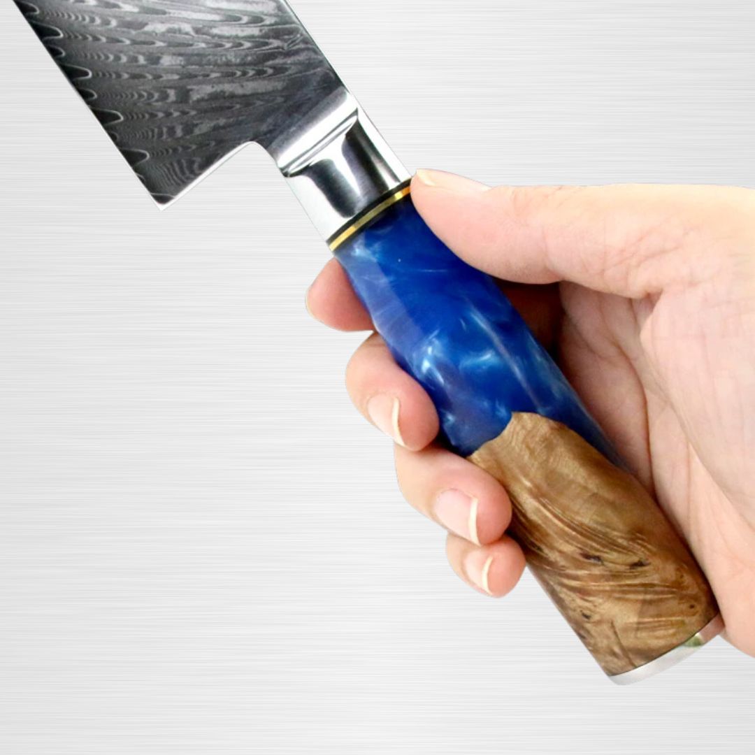 Ergonomischer Griff – Messer aus Damaszenerstahl