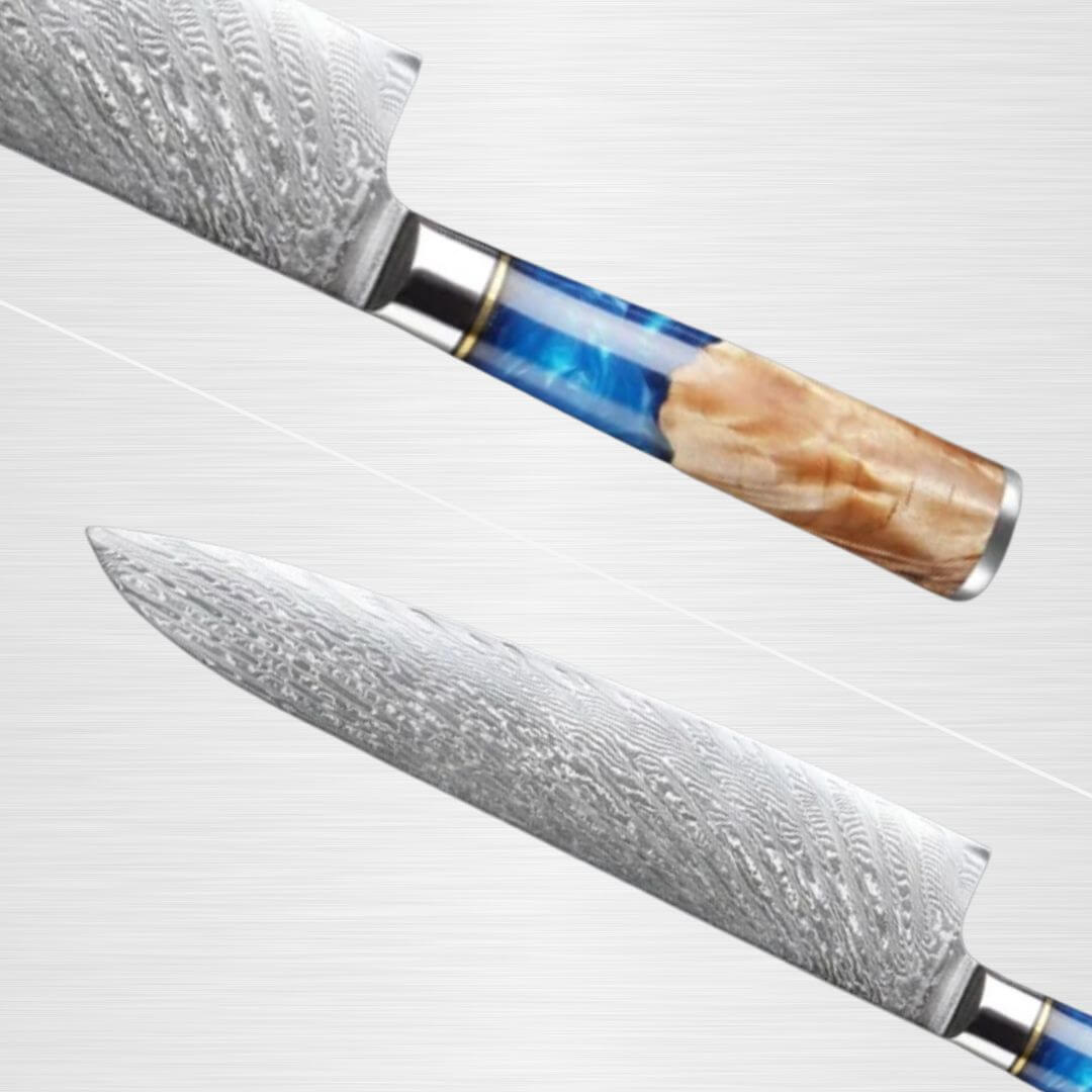 Hochwertiges Messer aus 67-lagigem Damaszenerstahl
