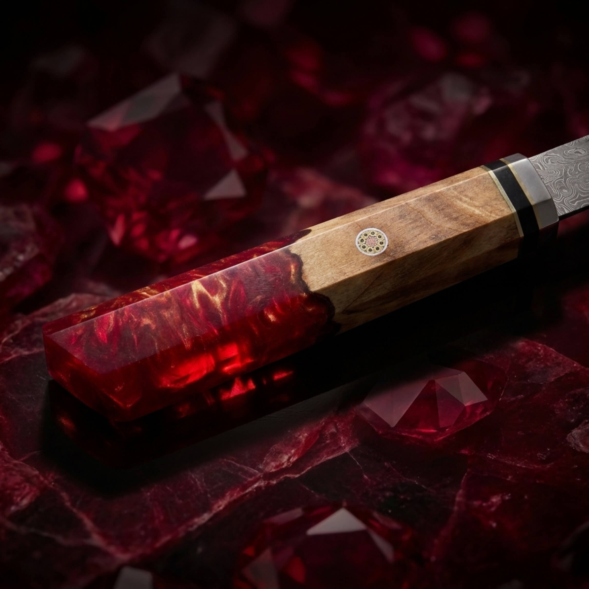 Manche rouge Kiritsuke Spectre VII