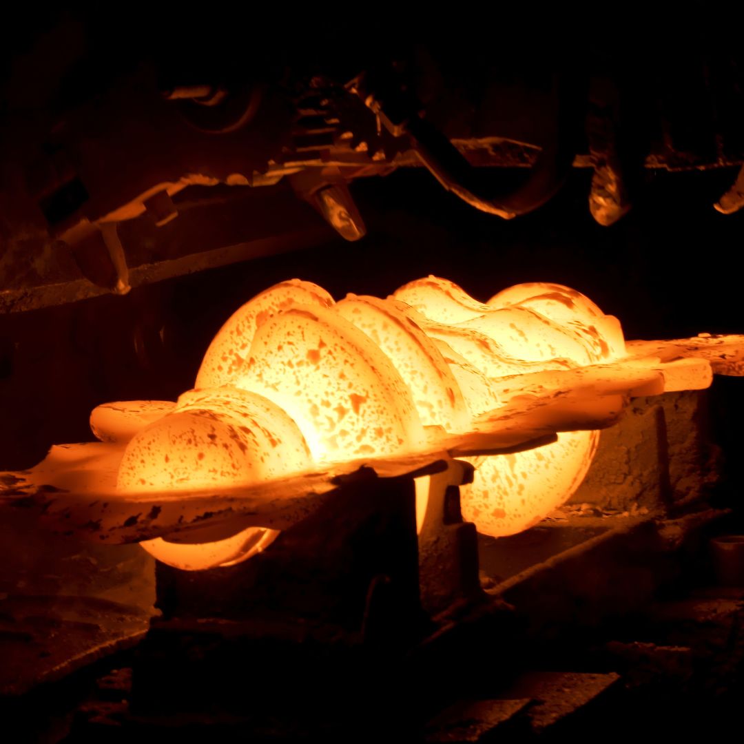 Schmiedung aus 67-lagigem Damaszenerstahl