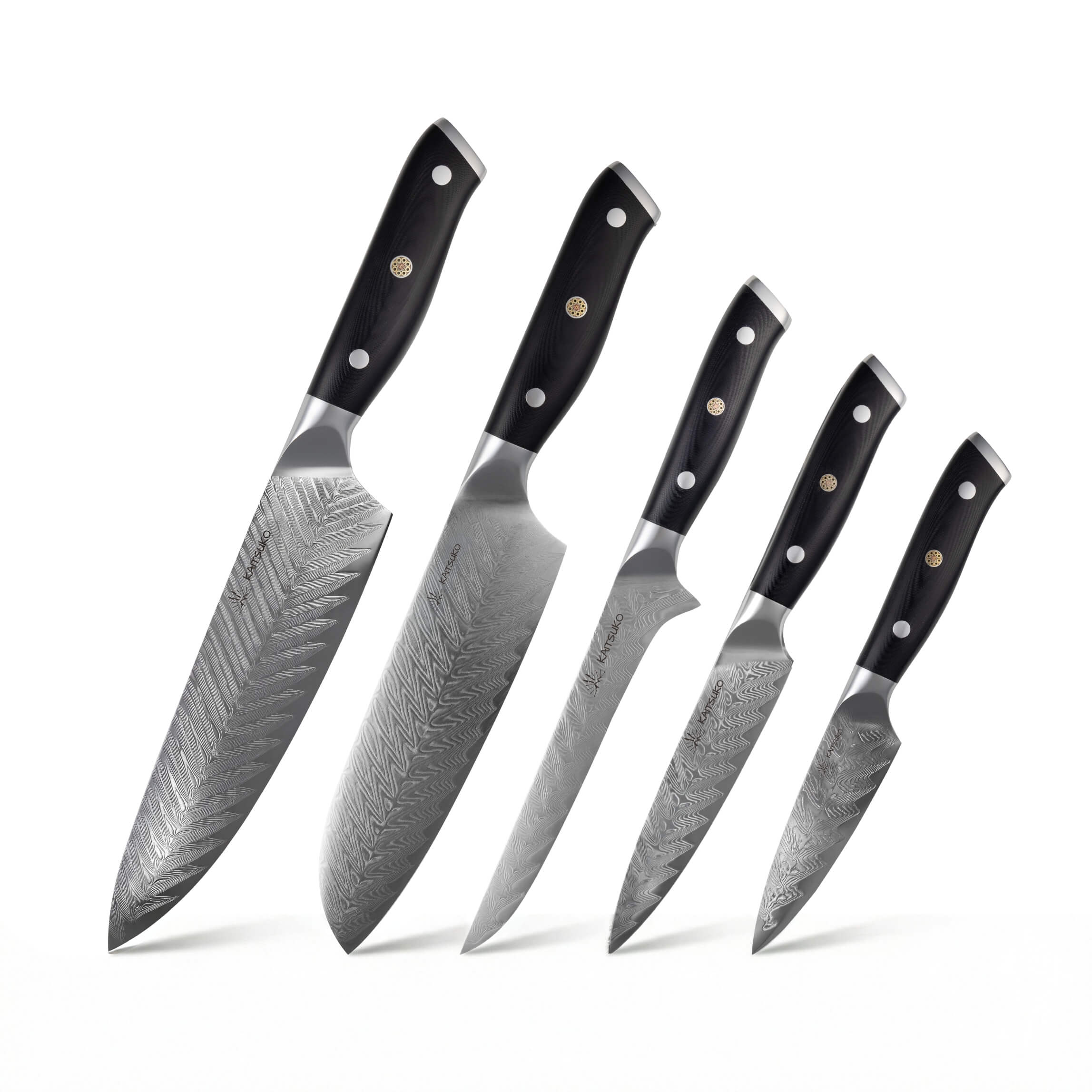 Set de 5 Yakumoto Onyx manche noir