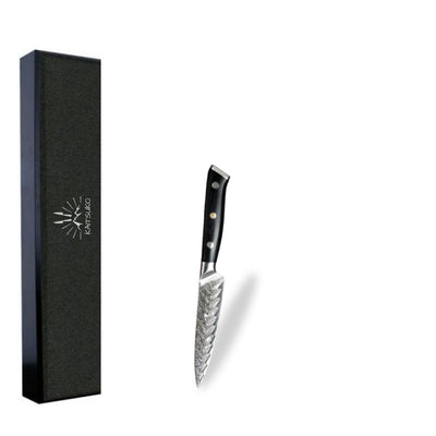 Chef Yakumoto couteau utilitaire acier damas 67 couches pour découpes précises