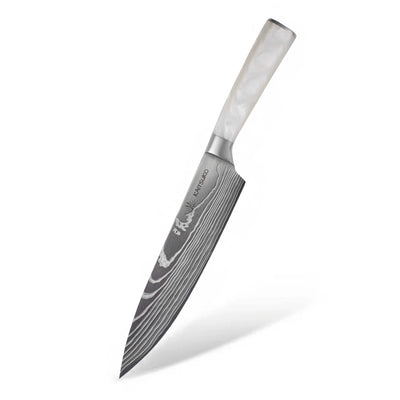 Couteau japonais Gyuto coloris ivoire chef tanaka