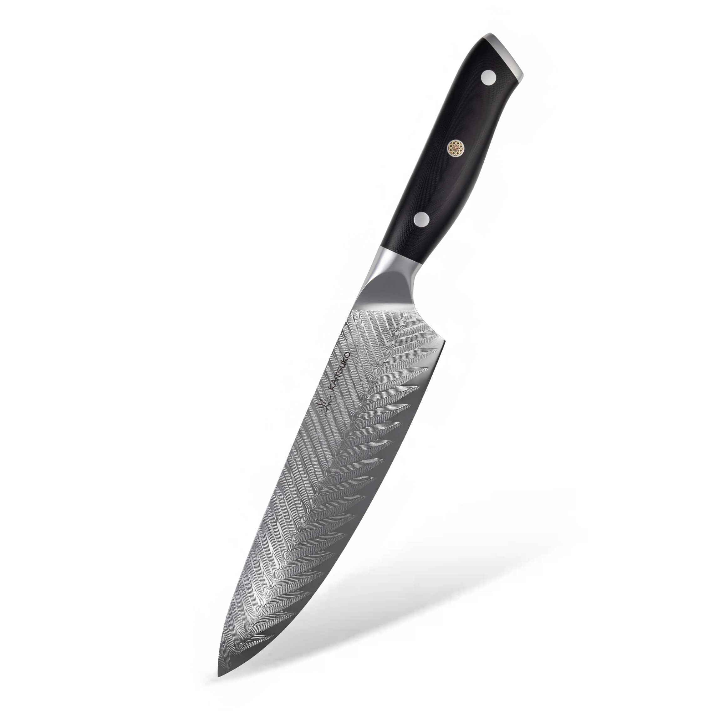 Couteau de chef japonais Yakumoto 67 couches acier damas usage polyvalent