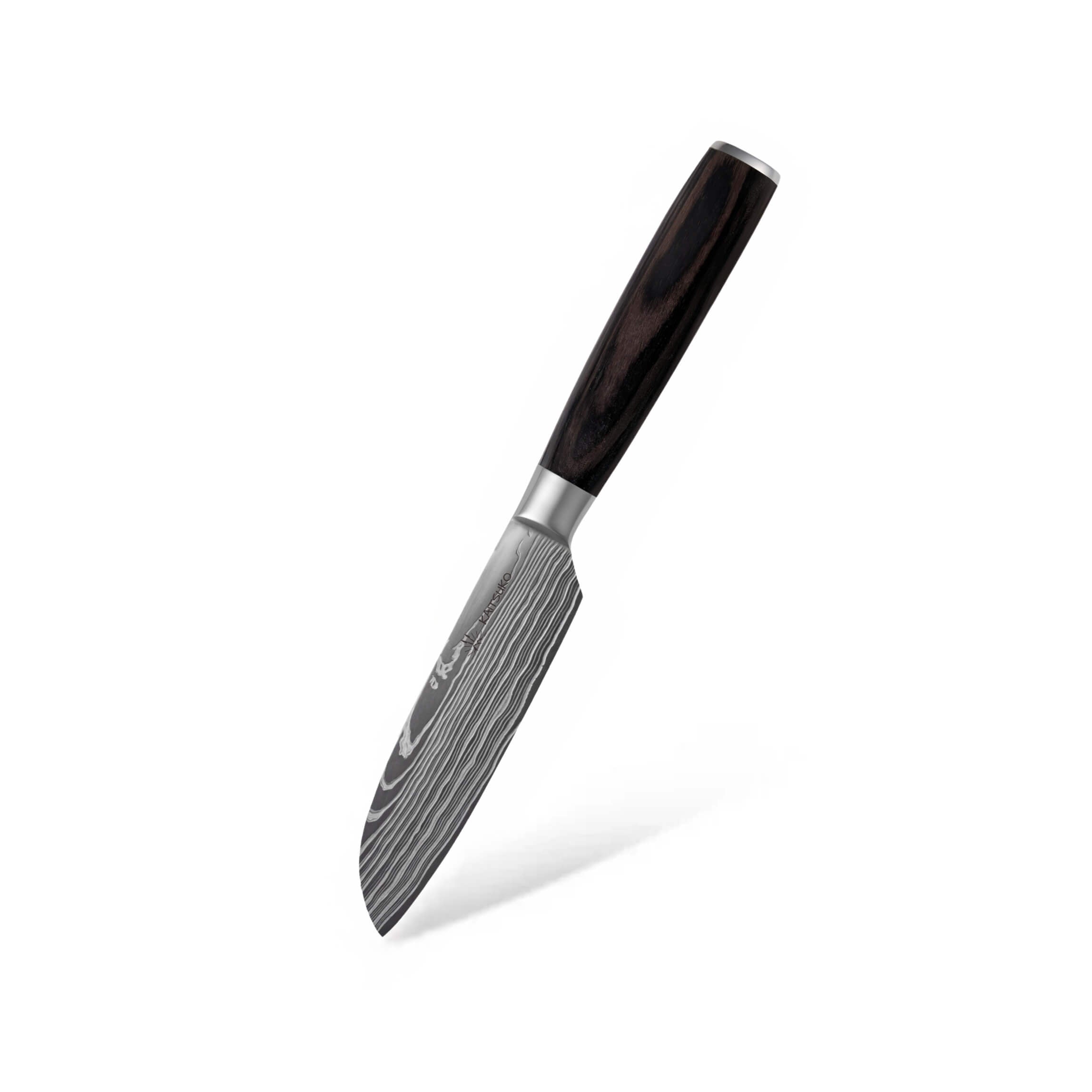 Couteau petit Santoku couteau japonais chef tanaka forest wood