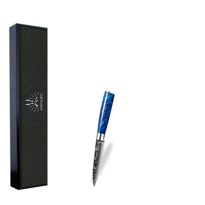 Petit couteau Kaitsuko en acier damas japonais 7cr17