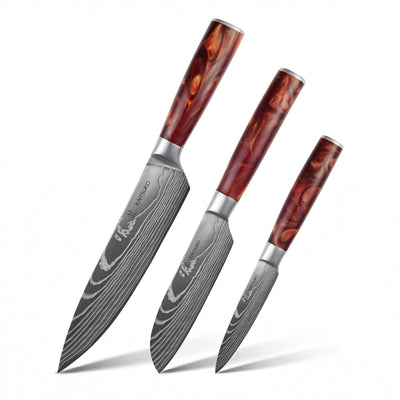 3-teiliges japanisches Messerset - Chef Tanaka