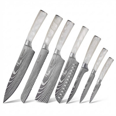 7-teiliges japanisches Messerset - Chef Tanaka