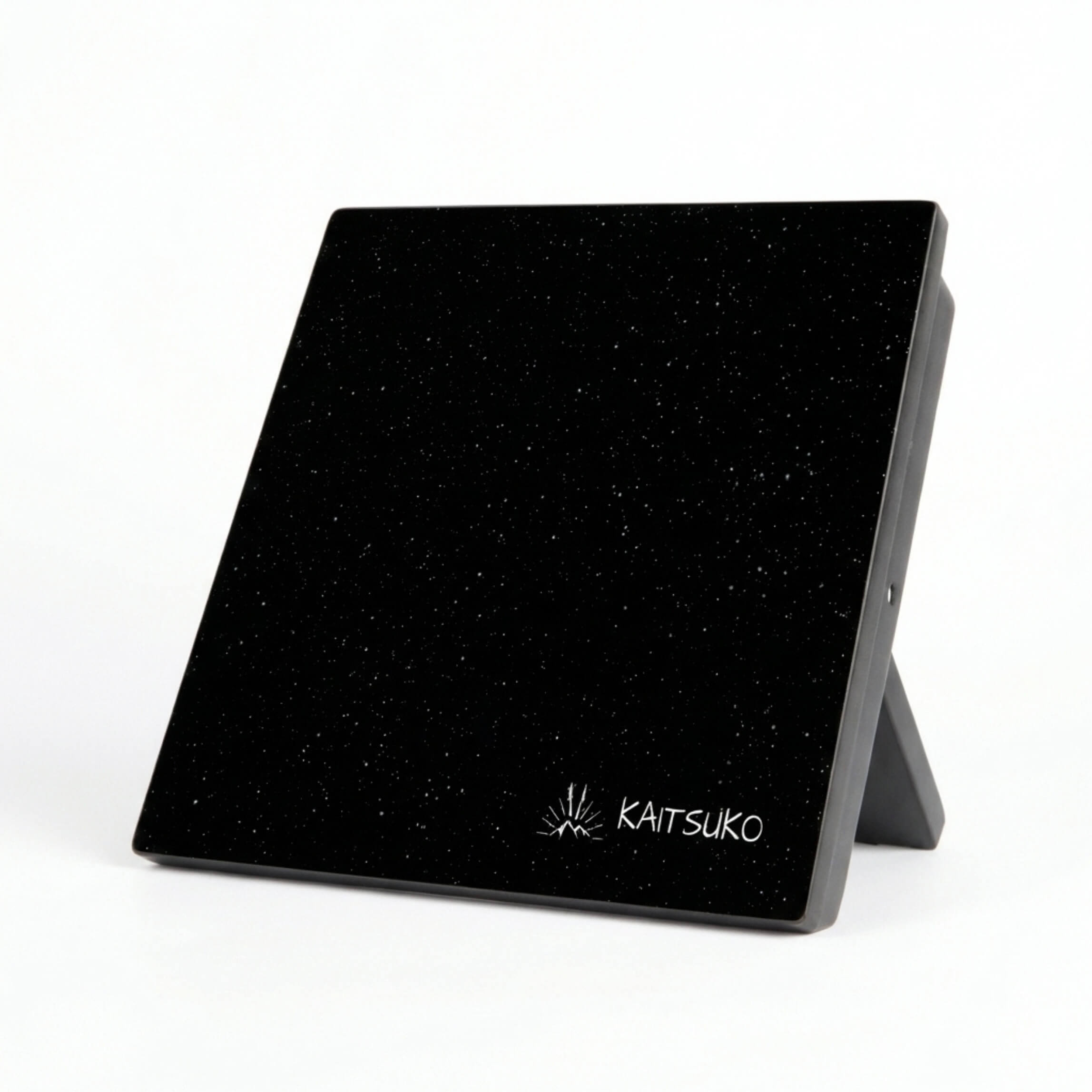 Support pour set de couteaux de cuisine noir et blanc