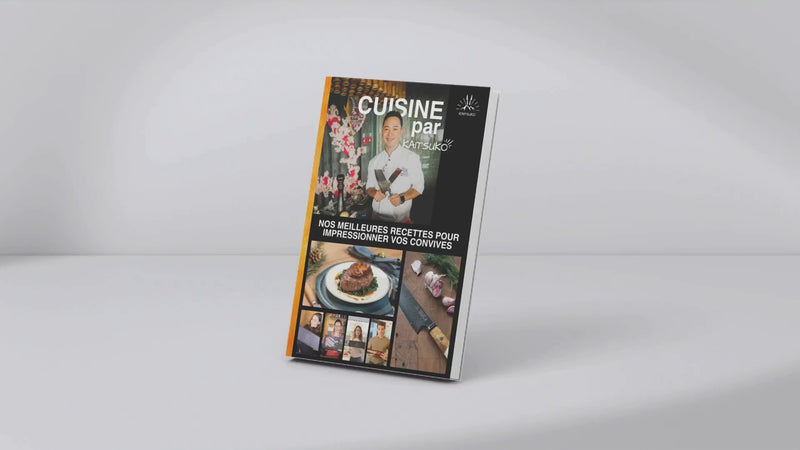 Kaitsuko Rezeptbuch mit Messern